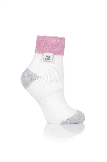 LADIES HEAT HOLDERS SLEEP SOCKS - FEATHER TOP TOG2.3(203/204)