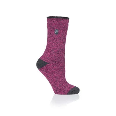 LADIES HEAT HOLDERS LITE TWIST - VIOLA TOG1.6 (576)