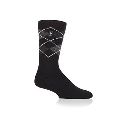 MENS HEAT HOLDERS LITE ARGYLE - LYON TOG1.6 (530)