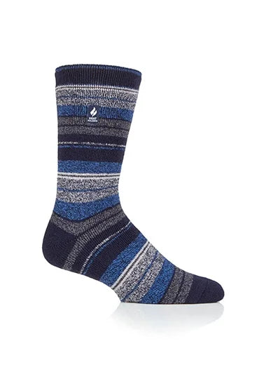 MENS HEAT HOLDERS MULTI STRIPE - KRAKOW TOG1.6 (534)