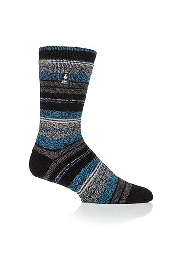 MENS HEAT HOLDERS MULTI STRIPE - KRAKOW TOG1.6 (534)