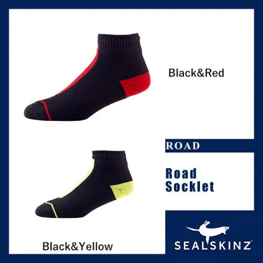 【完全防水薄手ショートソックス】Road Socklet【SEALSKINZ】1111601