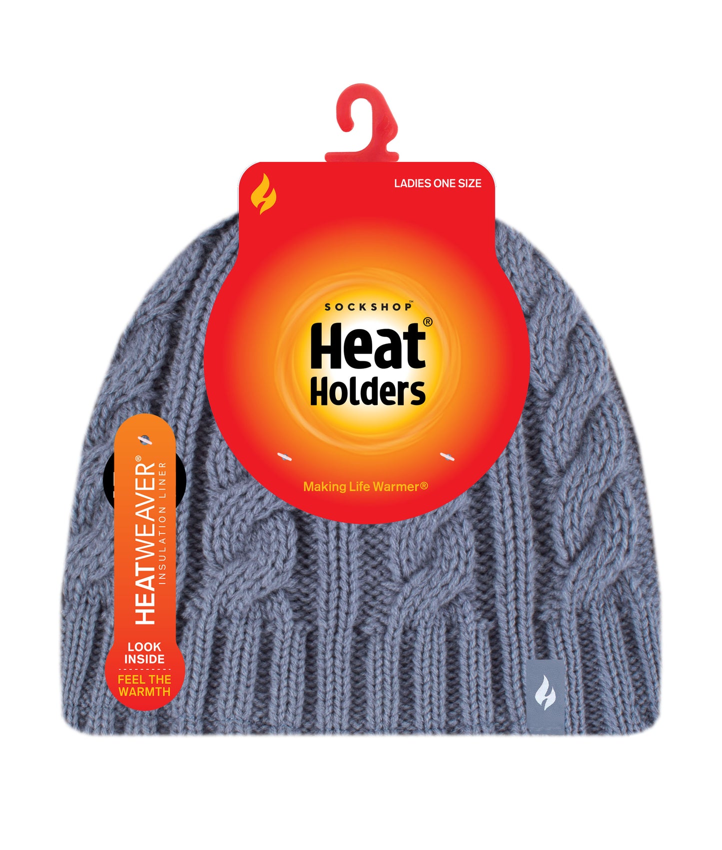 LADIES HEAT HOLDERS ACCESSORIES/ ケーブルビーニー/サーマルハット/全7色