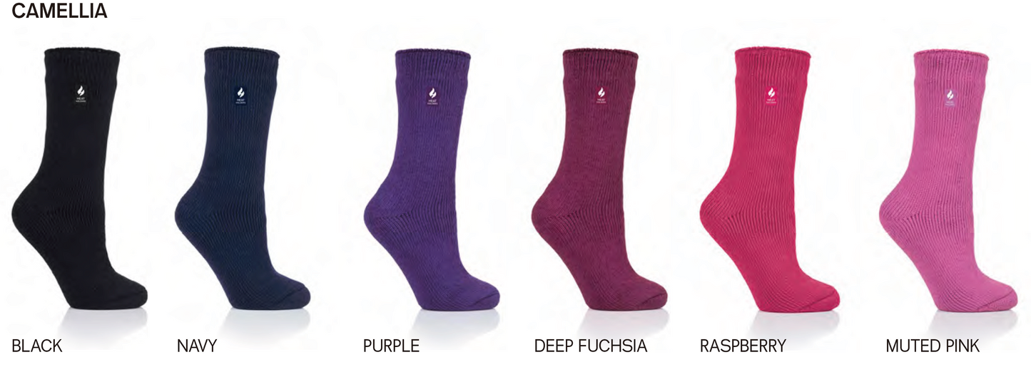 LADIES HEAT HOLDERS ORIGINAL SOCKS - CAMELIA TOG2.3(24)