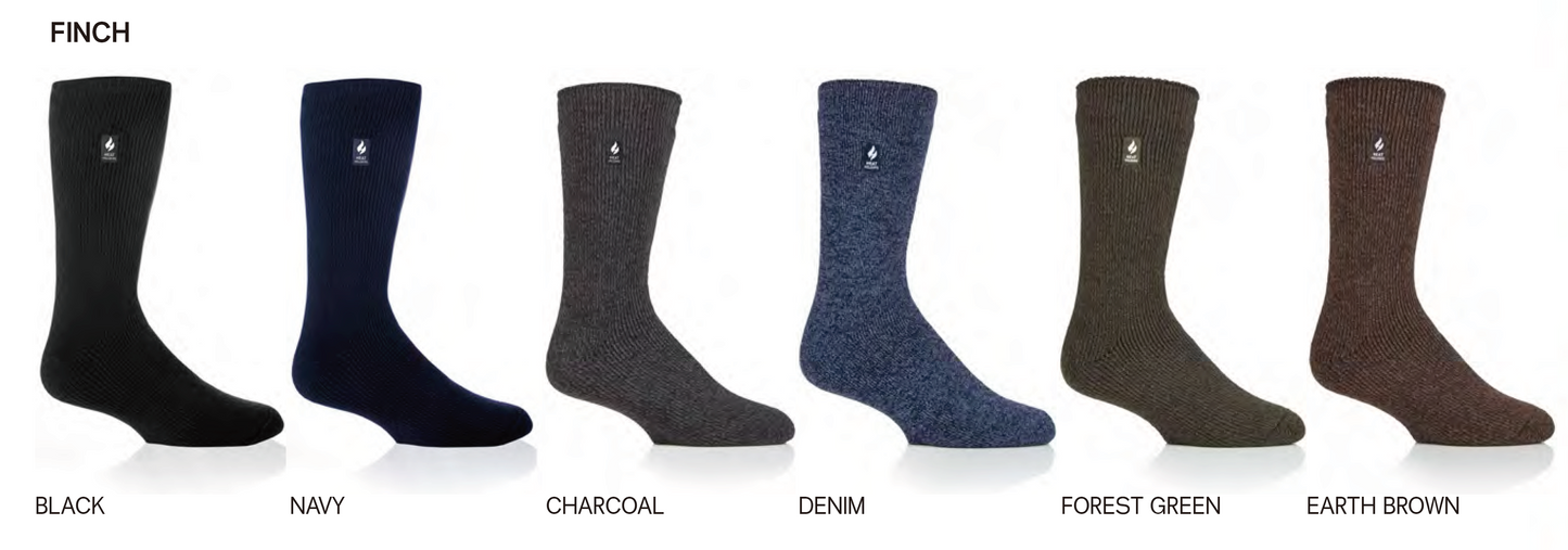 MEN'S HEAT HOLDERS ORIGINAL SOCKS - FINCH TOG2.3(04)
