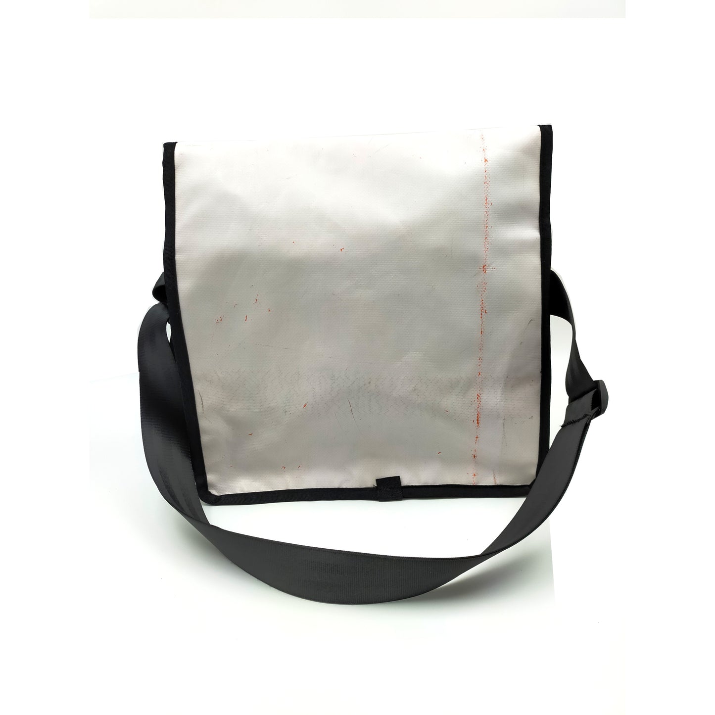 Medway Messenger Bag Small – White/Orange – MM091216