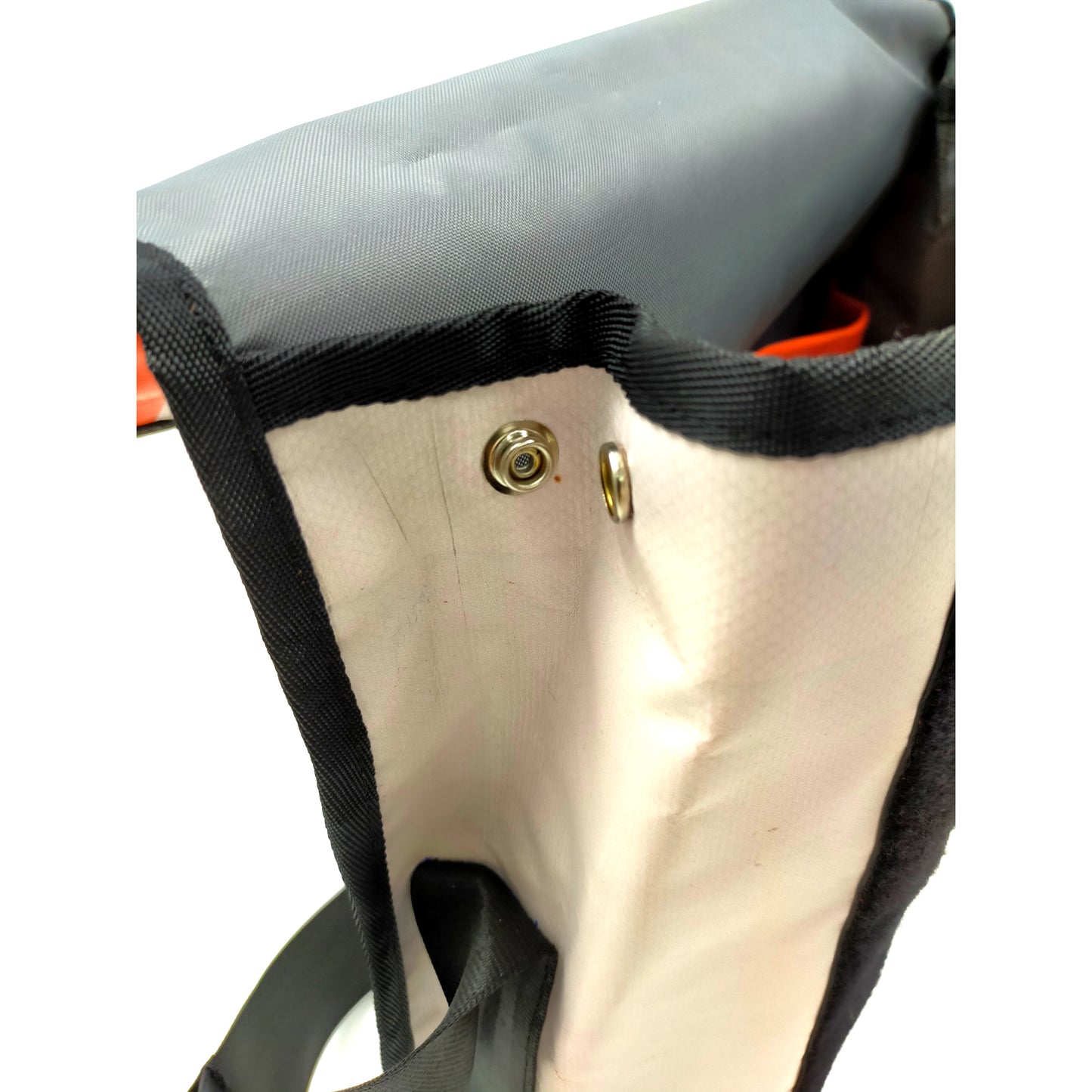 Medway Messenger Bag Small – White/Orange – MM091216
