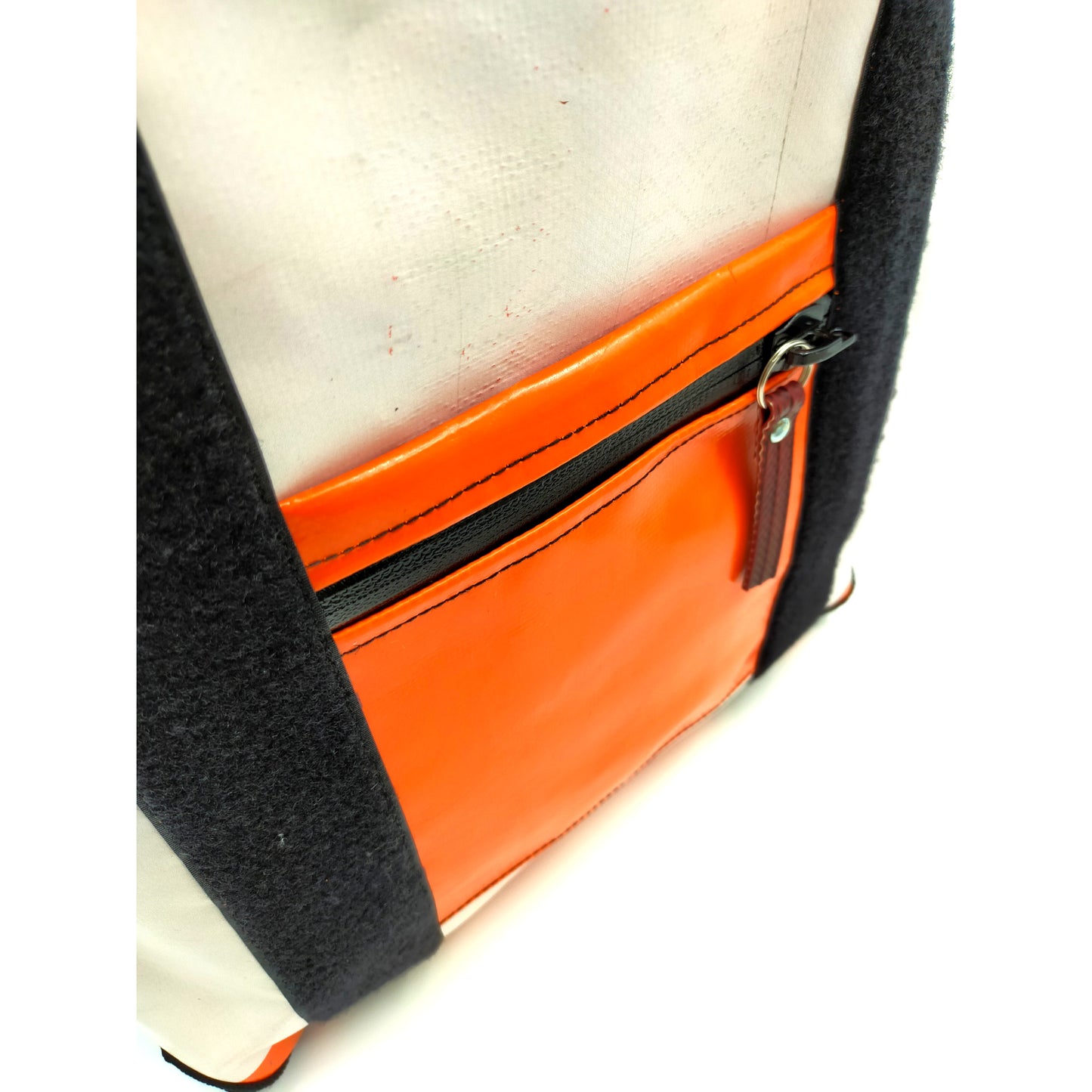 Medway Messenger Bag Small – White/Orange – MM091216