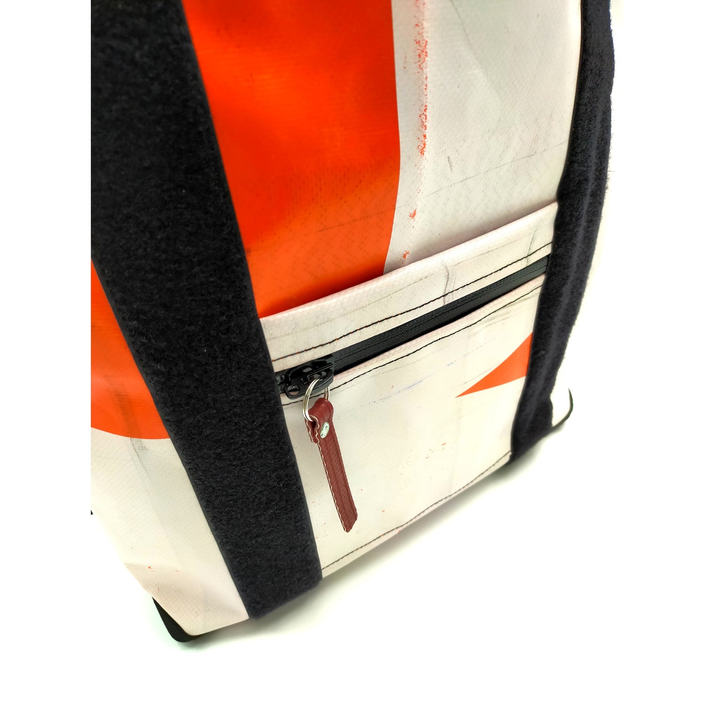 Medway Messenger Bag Small – White/Orange – MM091218
