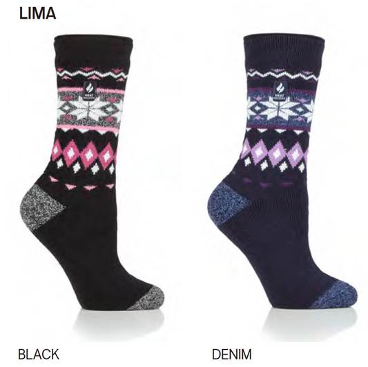 LADIES HEAT HOLDERS LITE ARGYLE & FAIRISLE - LIMA TOG1.6(609)