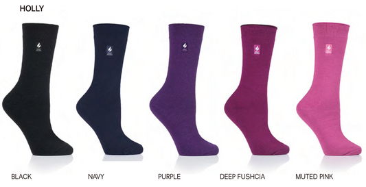 LADIES HEAT HOLDERS ULTRA LITE PLAIN - HOLLY TOG1.0 (201)