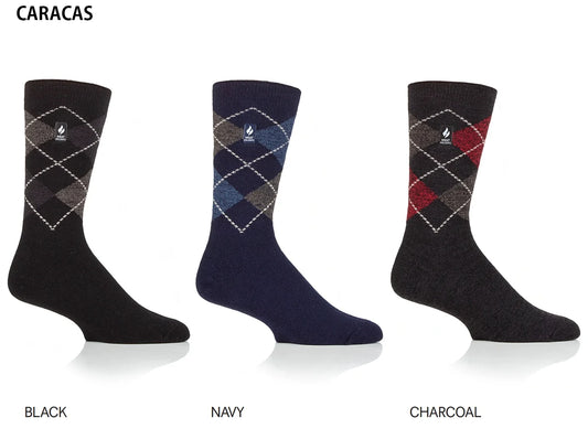 MENS HEAT HOLDERSULTRA LITE ARGYLE - CARACAS TOG1.0 (113)