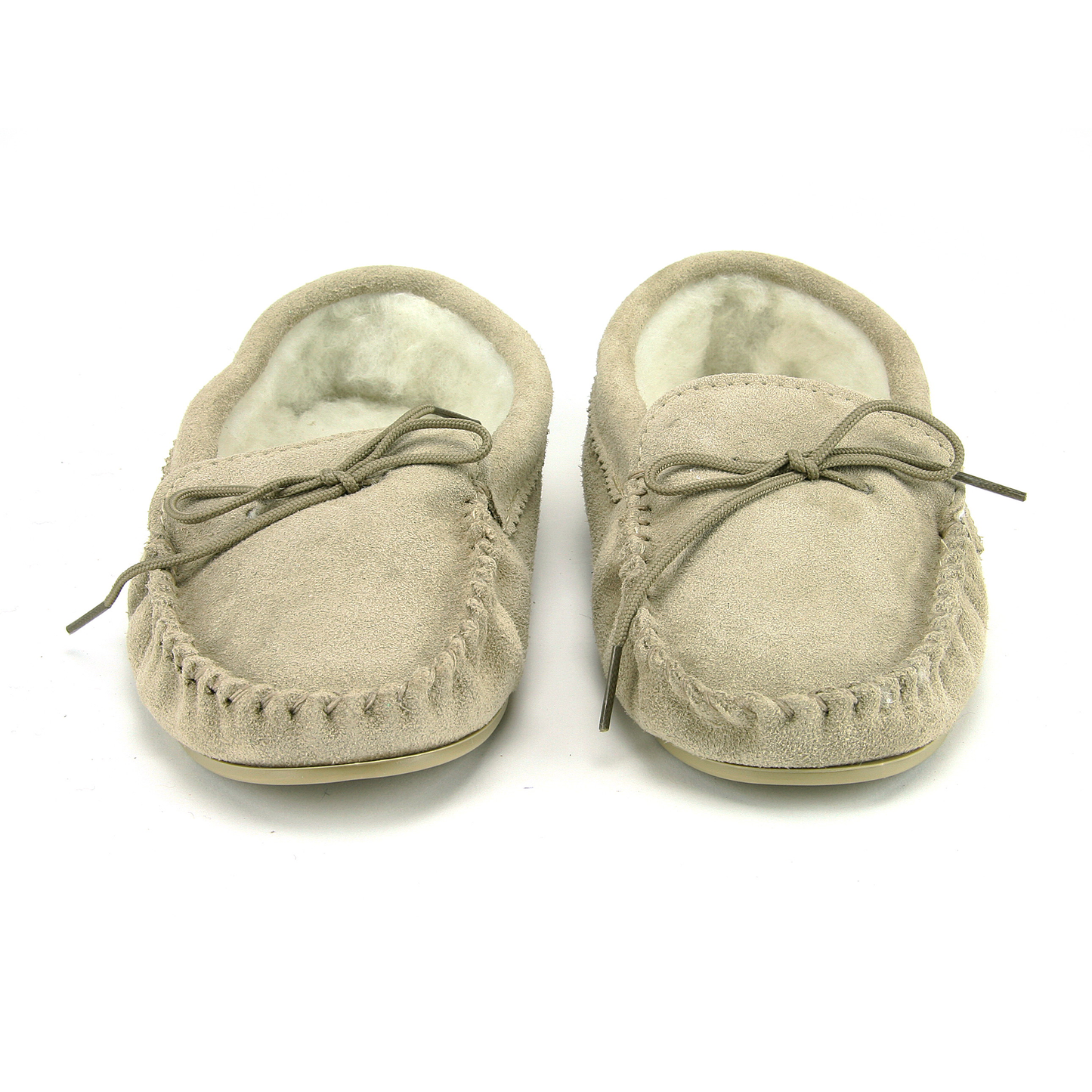 Classic Wool Moccasins With Sole