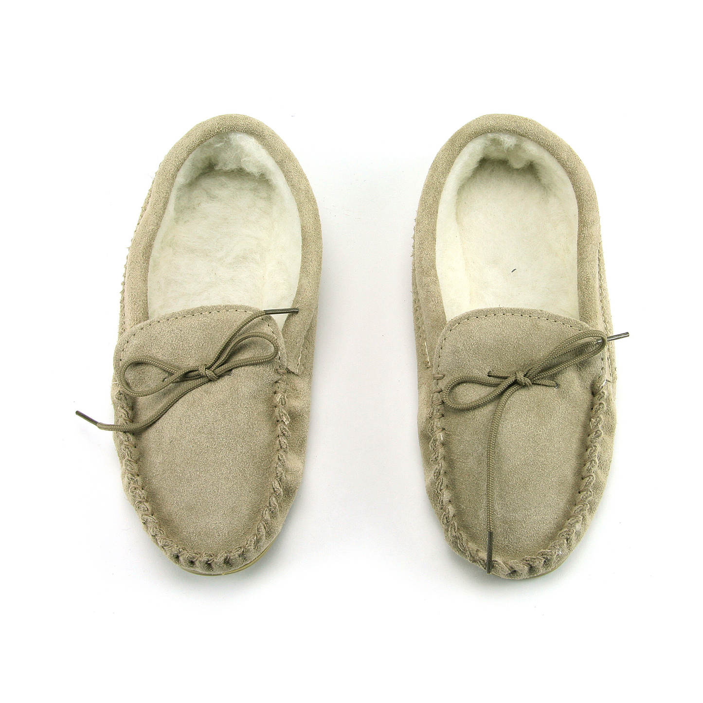 Classic Wool Moccasins With Sole