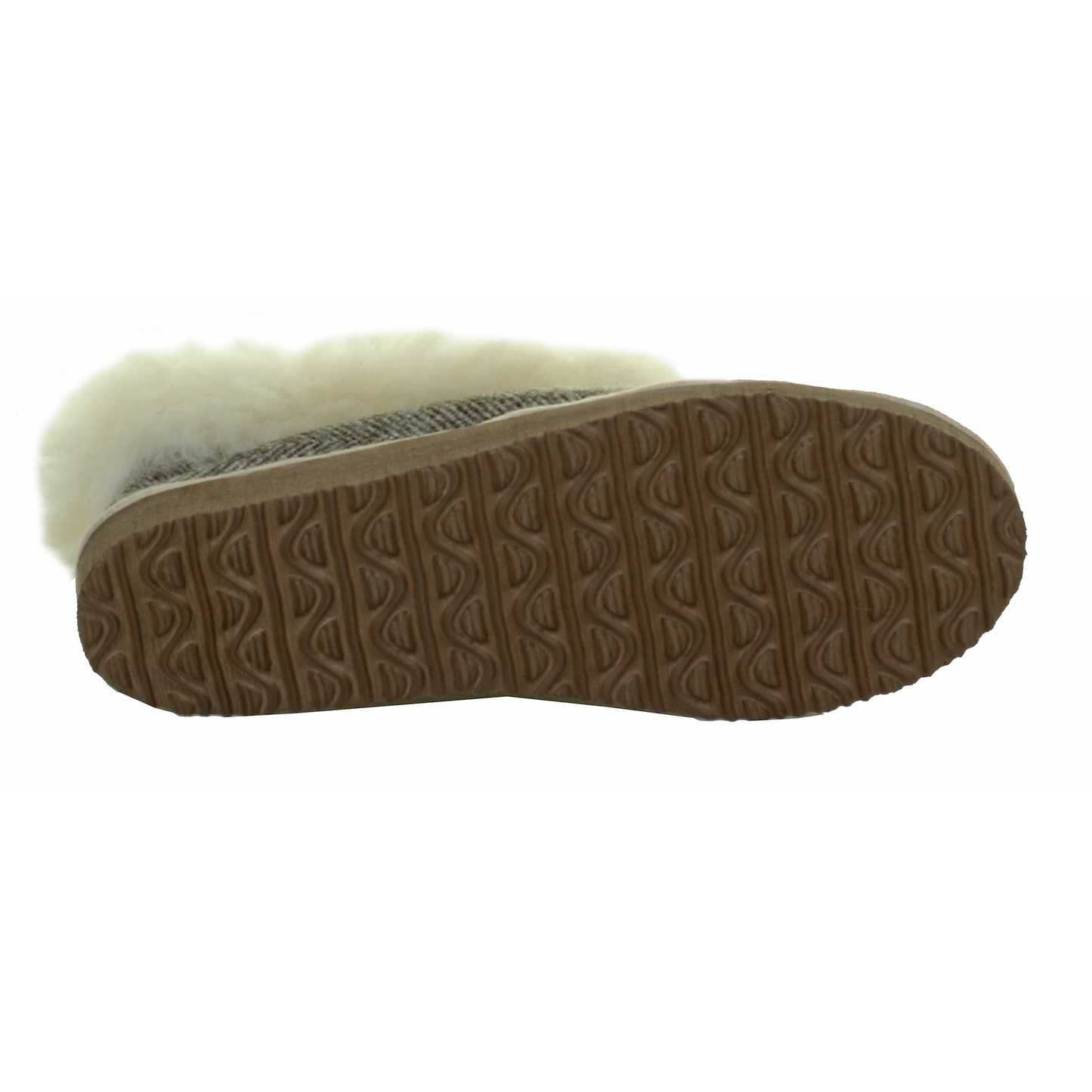 Tweed Sheepskin Slippers