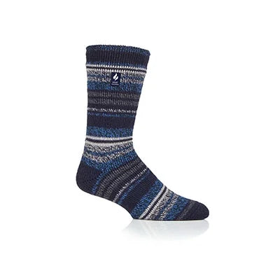 MENS HEAT HOLDERS CREAM BLOCK TWIST - BARI TOG2.3 (816)