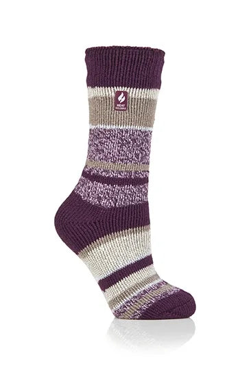 LADIES HEAT HOLDERS MULTI STRIPE - PROVENCE TOG2.3