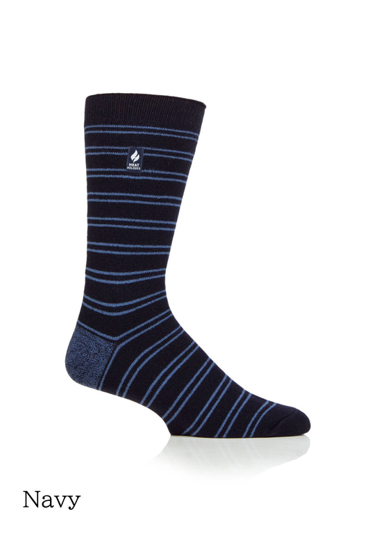 MENS HEAT HOLDERS ULTRA LITE STRIPE SOCKS ORODOVER TOG1.0 (116)