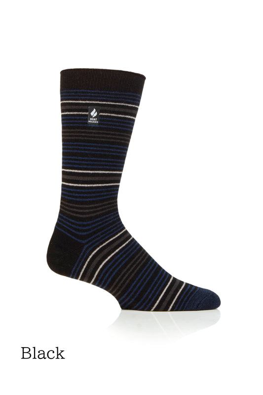 MENS HEAT HOLDERS ULTRA LITE STRIPE  - CROYRIDEN TOG1.0 (117)