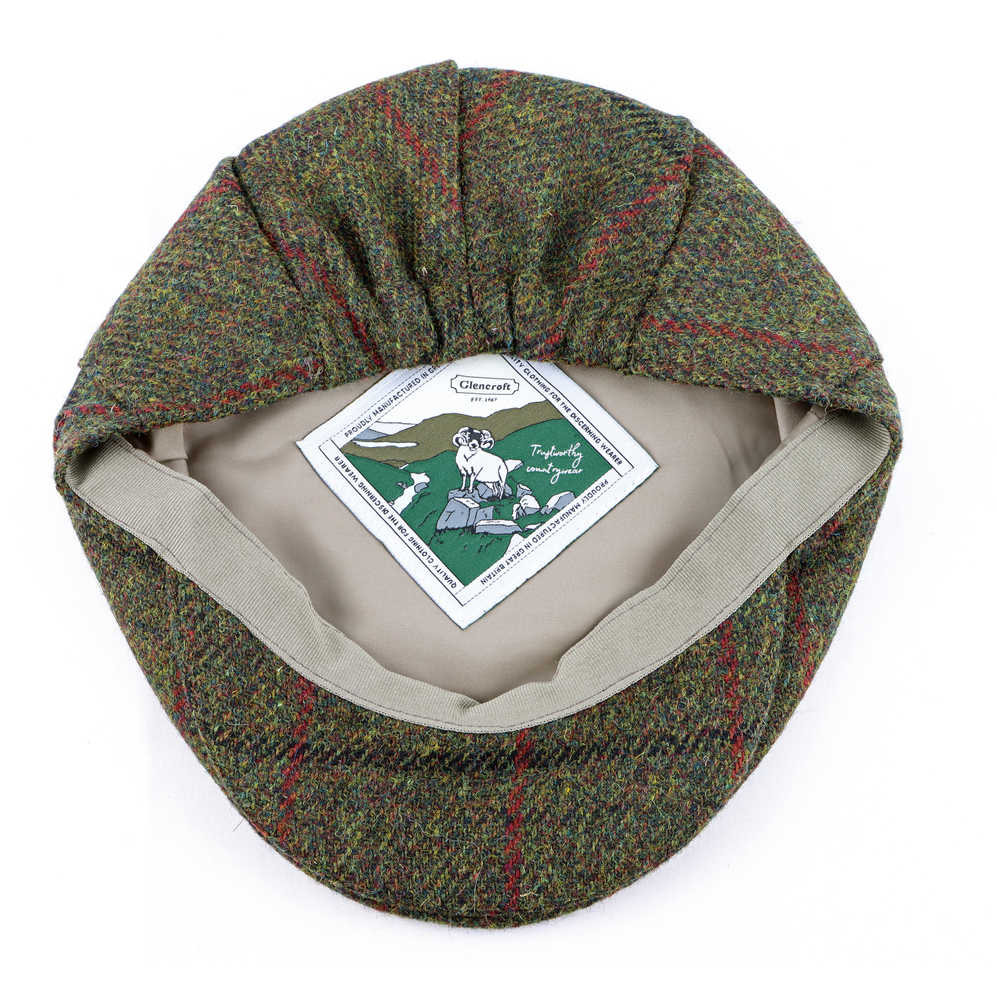 One Size Harris Flat Cap